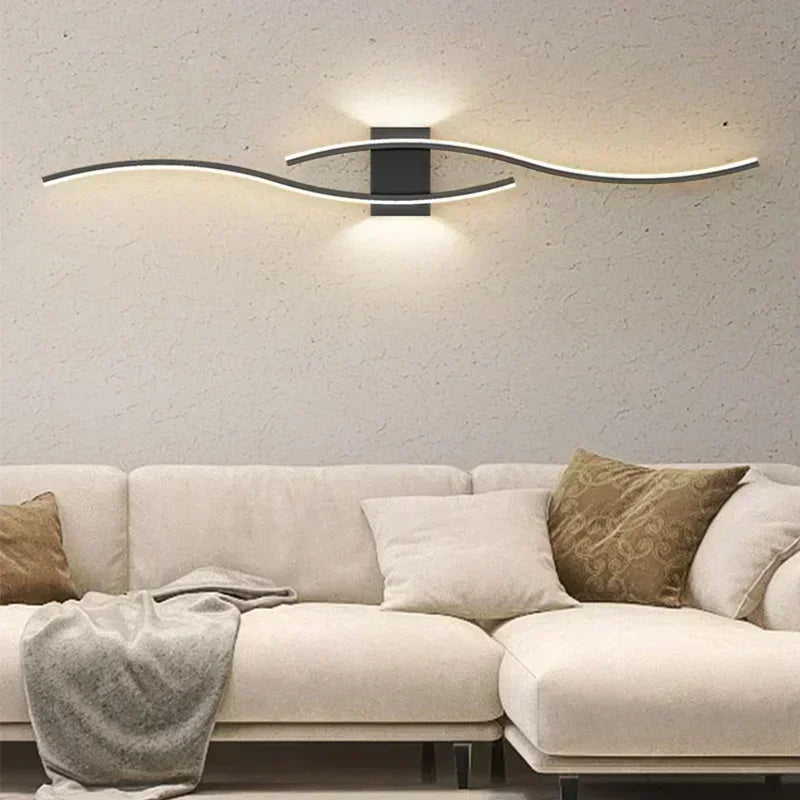 Frendorf | Moderne LED-Wandlampe – Dimmbar Up & Down Wandapplique für Schlafzimmer, Wohnzimmer und Innenräume