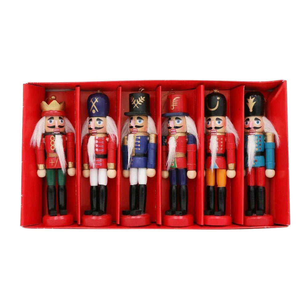 Mini-Nussknacker Holzfiguren