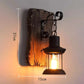 Retro Laternenlampe Industrielle Laternen-Wandleuchte
