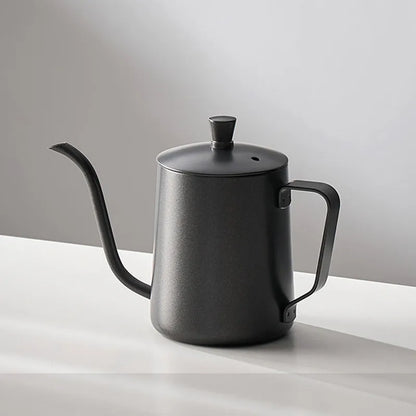 GIANXI Hand Punch Kaffeekanne Mit Deckel Tropf Schwanenhals Auslauf Kaffee Wasserkocher Lange Öffnung Kaffeemaschine Kaffee Zubehör