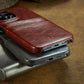 Frendorf | Leder iPhone 16/15/14 Rückseitenhülle Kartenhalter Case