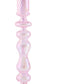 Pink Glass Taper Kerzenhalter
