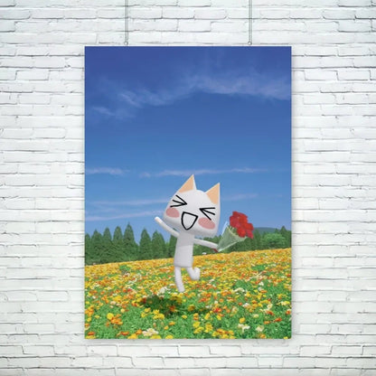 Cartoon Inoue toro Süßer Poster Wandbilder Für Wohnzimmer Herbst Dekor Klein