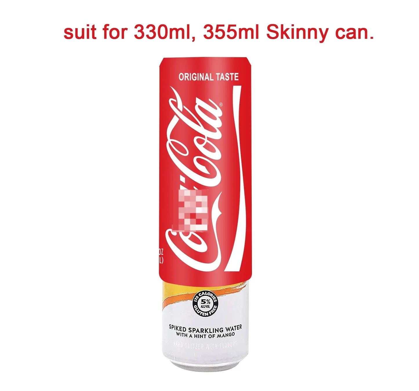 Silikon-Bierdosenabdeckung: Hide-a-Beer-Flaschenhülle für 330 ml bis 500 ml Dosen - Perfekt für Golf, Basketball, Park und Strand