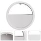 Runde Metall Eisen Glas Wandvase