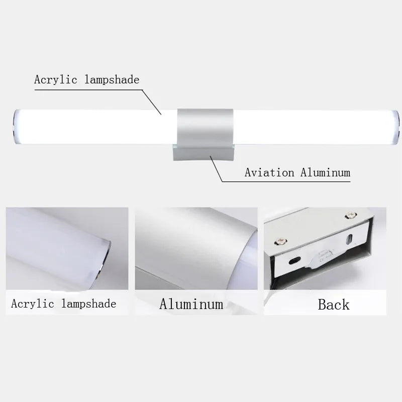 Wandmontierte lineare elegante LED-Lampe