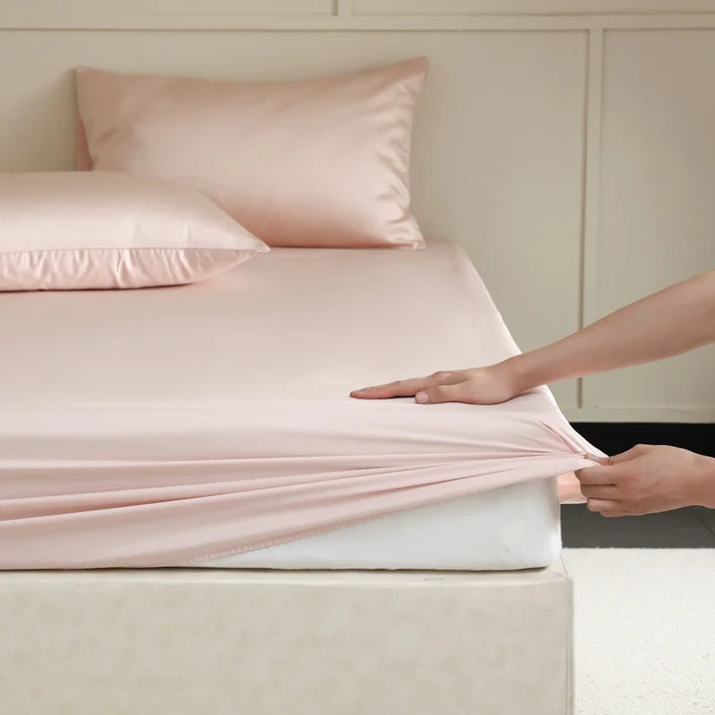 Frendorf | SilkDreams Mulberry Seiden-Bettlaken | Atmungsaktiv | Hypoallergen | Luxuriöse Bettwäsche für Ihr Zuhause
