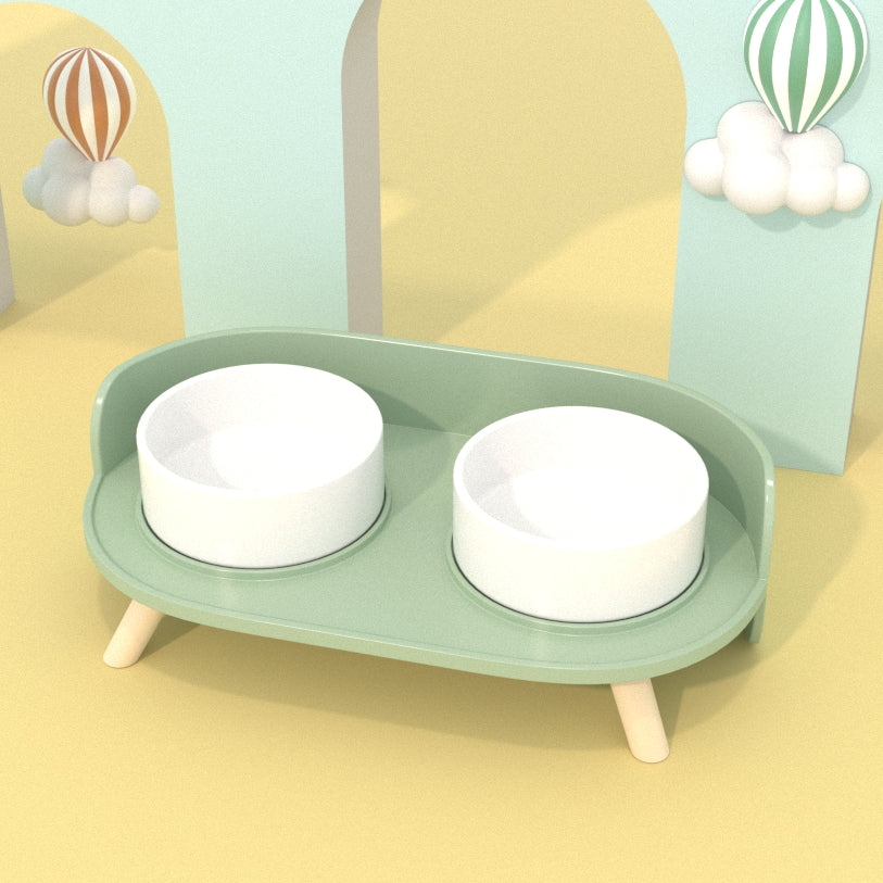 Frendorf | Scandinavische Stijl Dubbele Voerbak voor Uw Hond of Kat