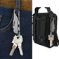 Frendorf | Kompakt und mächtig: MGS Titanlegierung MINI Klappmesser mit hochfester D2-Klinge – Ein Schlüsselanhänger-Pendeln Taschenmesser für Outdoor EDC und Selbstverteidigung
