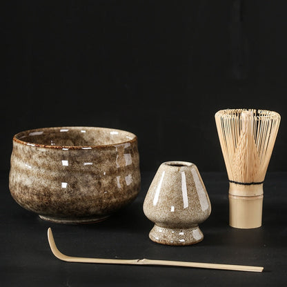 Japanischer Matcha, geeignet zum Bürsten einer Schüssel Tee, Schneebesen, Keramik-Ei-Schläger, Matcha für japanische Teezeremonie, Tee-Set manuell