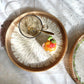 Lotusblatt Rattan & Muschel Obstkorb Tablett
