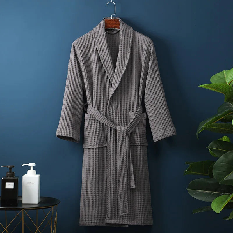 Frendorf | Bademantel aus Baumwolle – Weich atmungsaktiv und perfekt für Zuhause oder Spa
