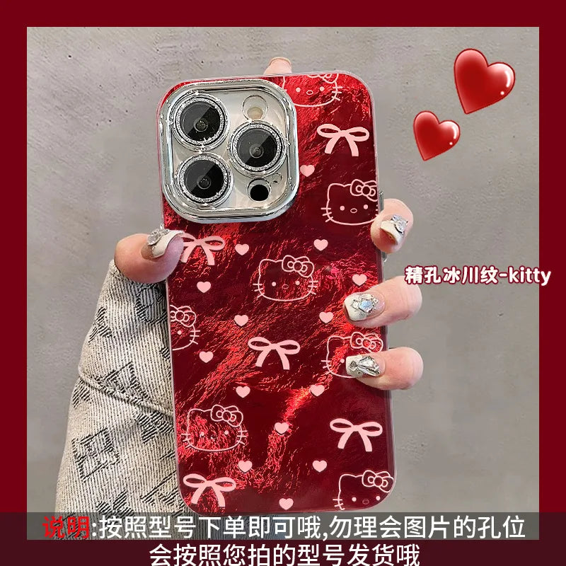 Frendorf | Hello Kitty Rote Schleife Diamant Case