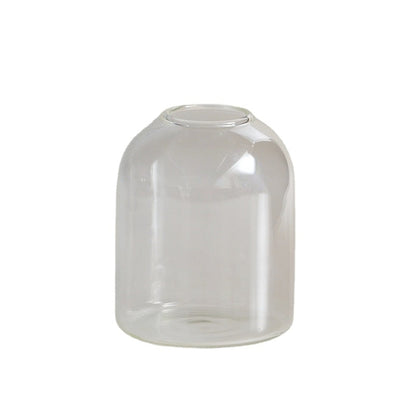 Farbenfroher Glas-Teelichthalter