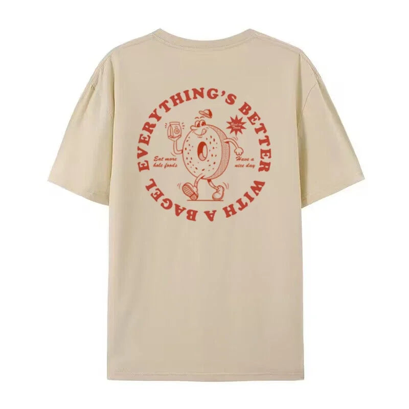 Alles ist besser mit einem Bagel T-Shirt