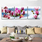 Diamant Malerei Triptychon Magnolia Blumen Diamant Stickerei Neu angekommen Kreuz Stich Kits DIY Mosaik Bild Home Decor