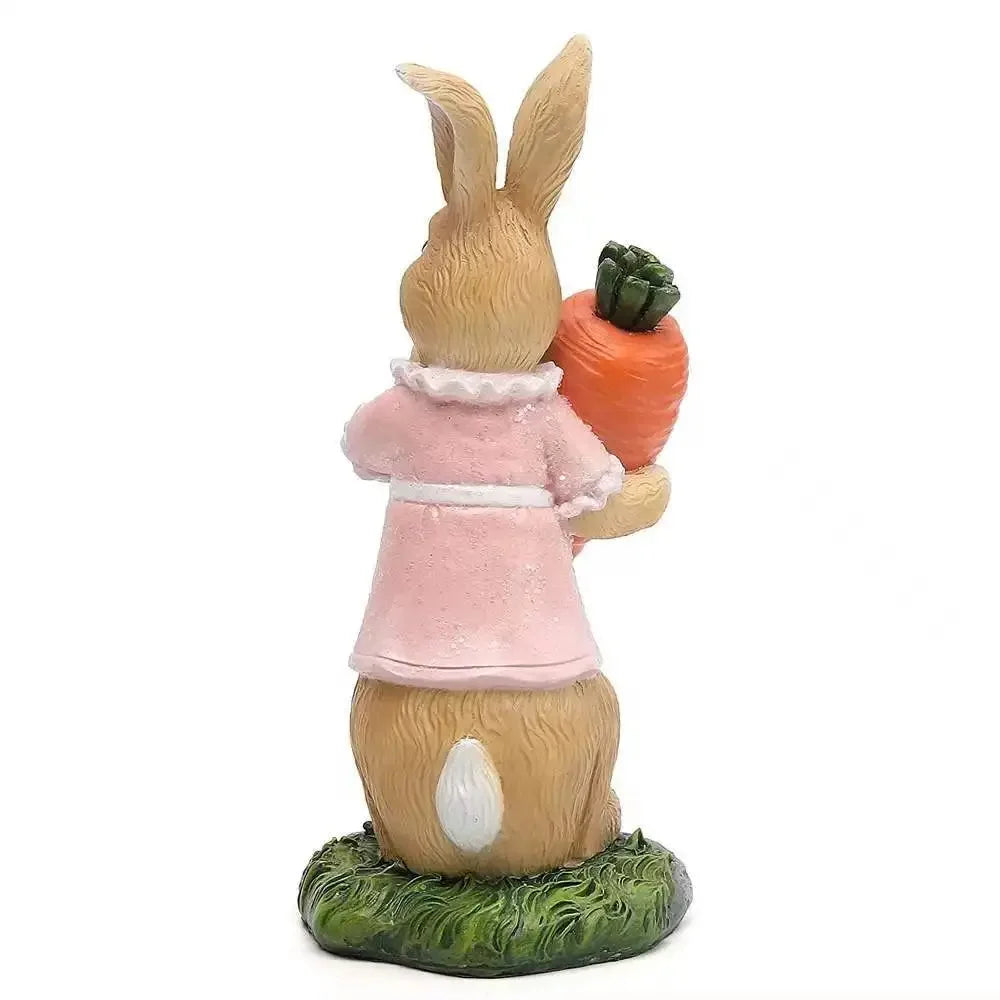 Osterdekoration DIY Strohkaninchen Exquisite Handgeschenke - Simulationskaninchen Wohn- und Gartenornamente für die Osterfeier