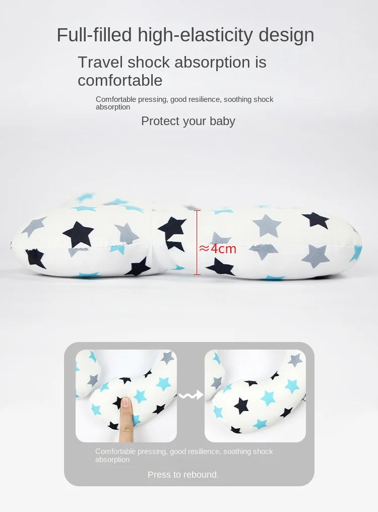 Frendorf | Baby-Nackenkissen für Autositz, Kinderwagen und Reisen