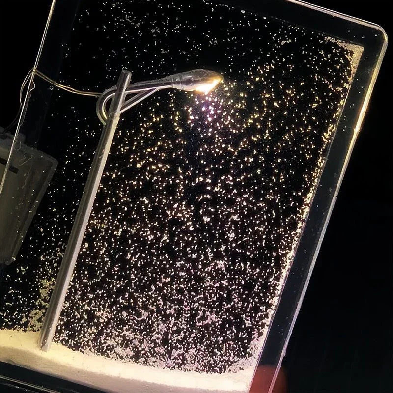 LED Straßenlampe Schneefall Effekt Dekor