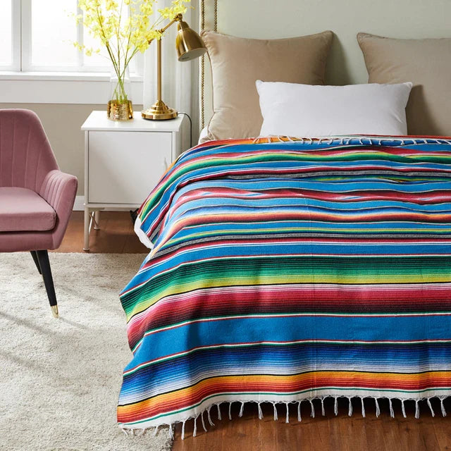 Buntes mexikanisches Serape-Decke