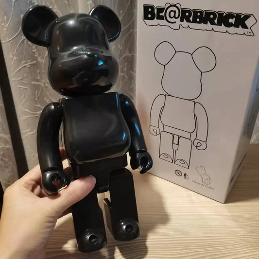 400% 28cm Bearbrick Figuren Mode Bär Statuen Solide Bearbrick Figurine Kollektion Luxus Schreibtisch Wohnzimmer Dekoration Geschenke