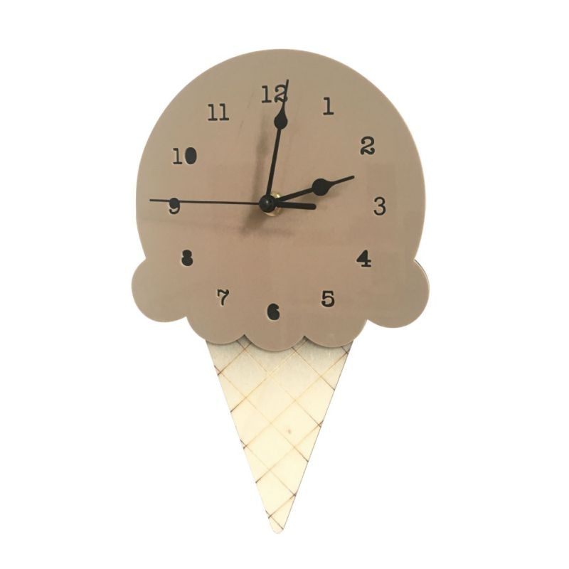 Frendorf | FrostTime Isformet Wanduhr – Lustiges und Verspielt Design für Kreative Räume