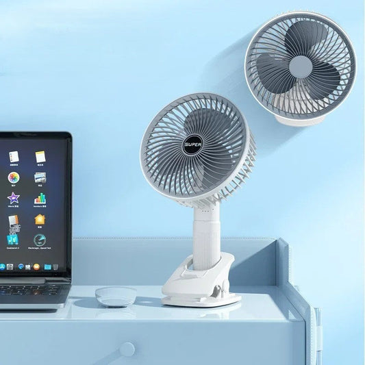 Clip-on tragbarer compact USB wiederaufladbarer Kühlventilator