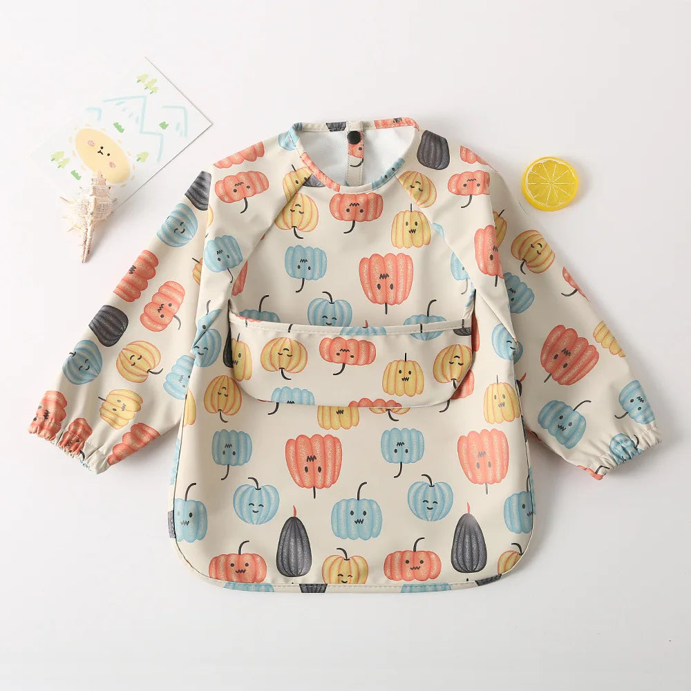 Langärmlige wasserdichte Smock für Kinder