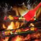 Tragbarer Antihaft-BBQ-Grillkorb - Kohlen-Grill-Zubehör für Outdoor-Camping, Picknick und Fleischröstung