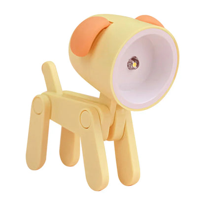 Frendorf | GlowBuddy Niedliche LED Nachtlampe | Mini Haustier Design | Hund, Reh & Dinosaurier | Klapp-Tischlampe für Kinderzimmer