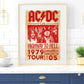 Band-ACDC-AC-DC Poster Zuhause Raum Dekoration Wohnzimmer Schlafzimmer Ästhetik Kunst Wandmalerei Aufkleber
