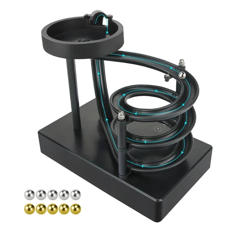 Frendorf | Holz Perpetual Spiral Motion Kinetic Ball Roller Wissenschaftsspielzeug