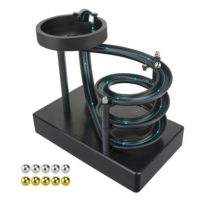 Frendorf | Holz Perpetual Spiral Motion Kinetic Ball Roller Wissenschaftsspielzeug