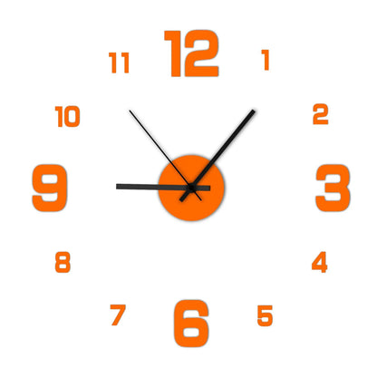 Kreative rahmenlose Wanduhr