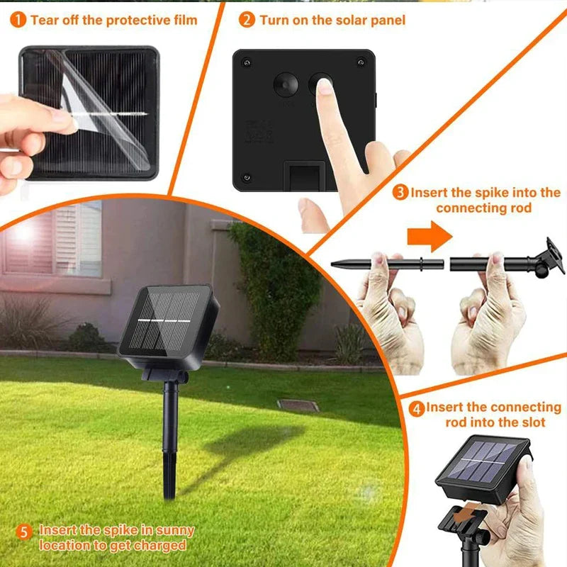 Solar LED Globus Lichterkette