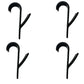 Vielseitige Küchen- & Badezimmerhaken Clips Stauraumregal - Weißer klarer Haken für Handtuchheizkörper, Kleidung, Schals, Haken und mehr