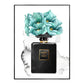 Modern Luxury Perfume Women Paris Fashion Poster Decorative Prints Canvas Painting Wall Art Pictures Elegant Girl Bedroom Decor