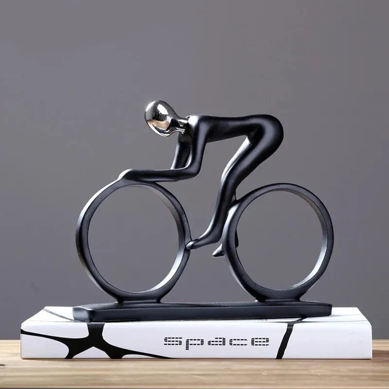 Radfahrer Figurine Skulptur