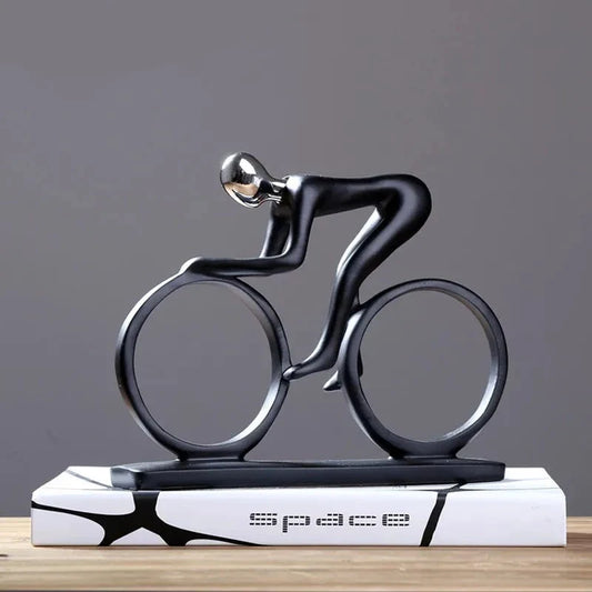 Radfahrer Figurine Skulptur