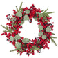 Rote Beeren Weihnachtskränze