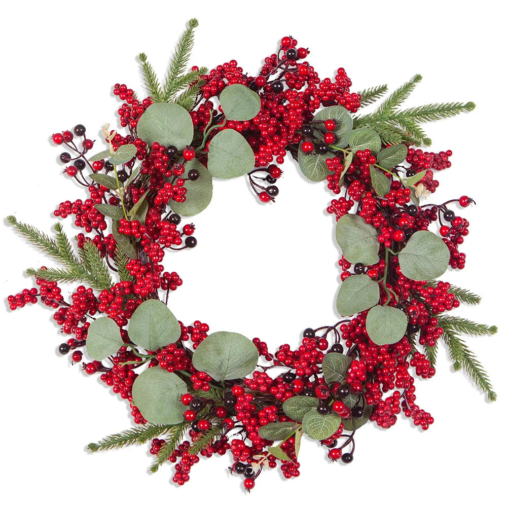 Rote Beeren Weihnachtskränze