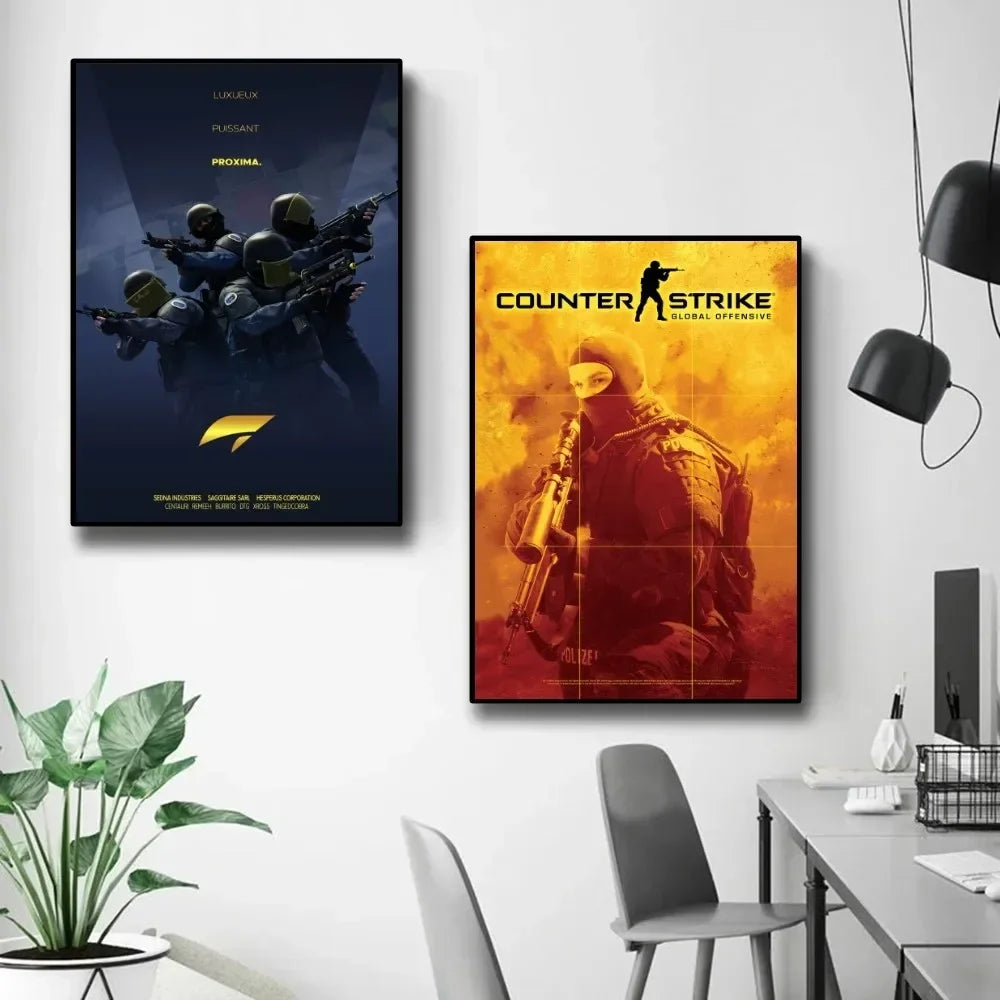 Spiel Counter-Strike 2 Poster Wandkunst Wohnkultur Zimmerdekoration Digitale Malerei Wohnzimmer Restaur