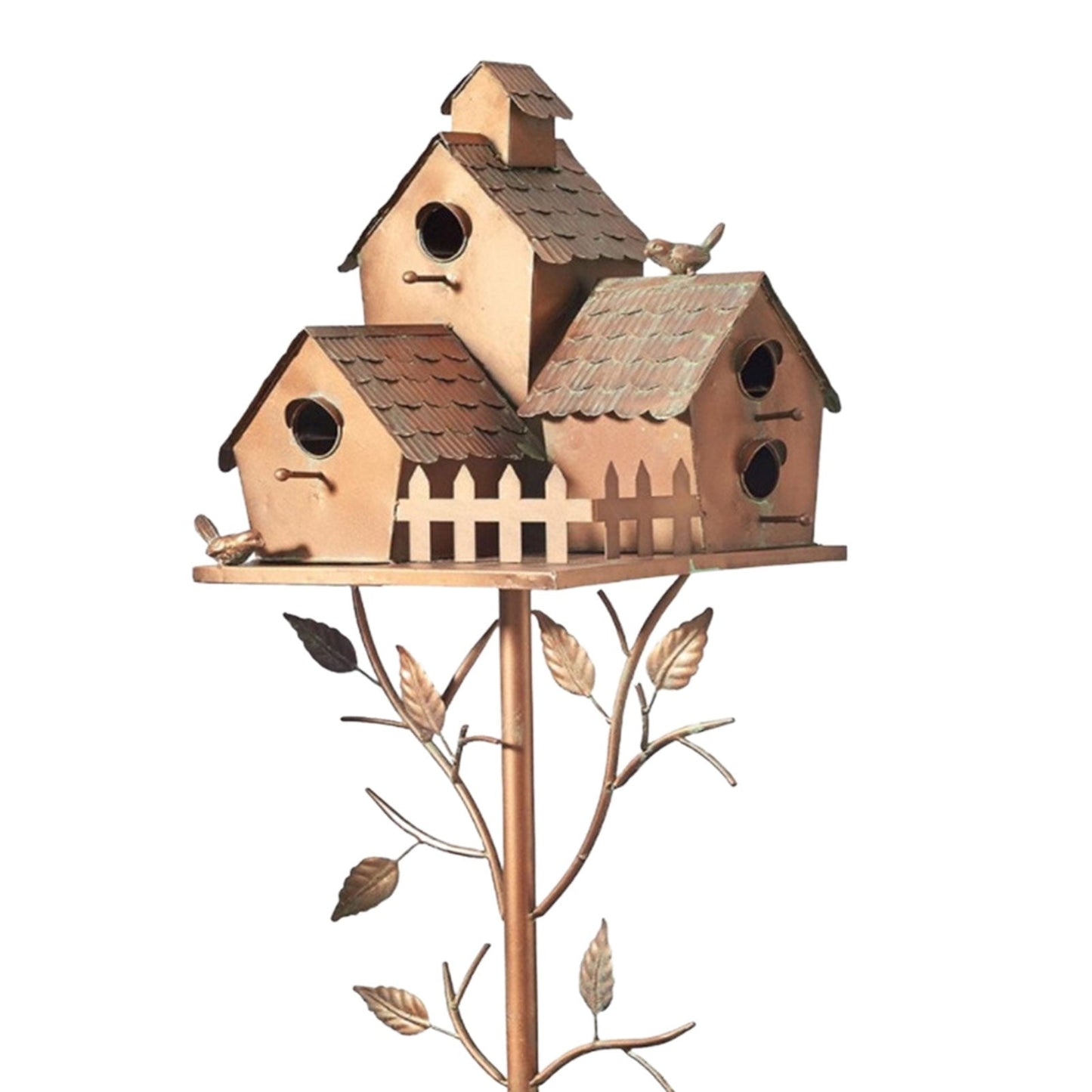 Metallkunst Vogelhaus Gartenstecker - Talart