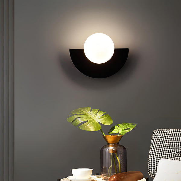 Everest - Nordische Halbrunde Wandlampe