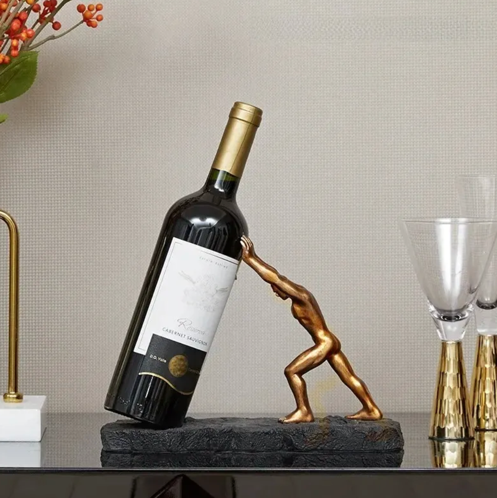 Weinflaschenhalter - VinoLux - Premium Design - Luxuriöser Blickfang