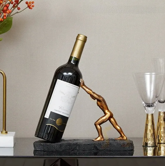 Weinflaschenhalter - VinoLux - Premium Design - Luxuriöser Blickfang