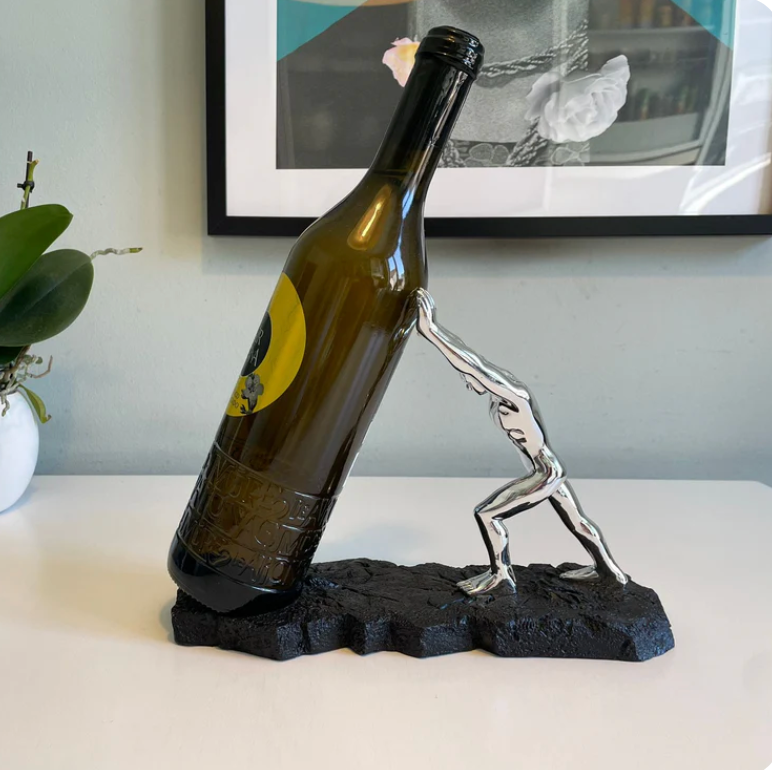 Weinflaschenhalter - VinoLux - Premium Design - Luxuriöser Blickfang