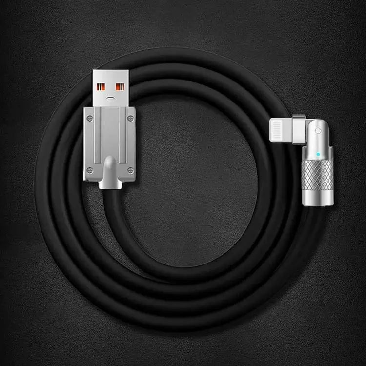 Frendorf | Schnellladefähiges langlebiges 120W drehbares USB-Datenkabel mit Steckverbinder