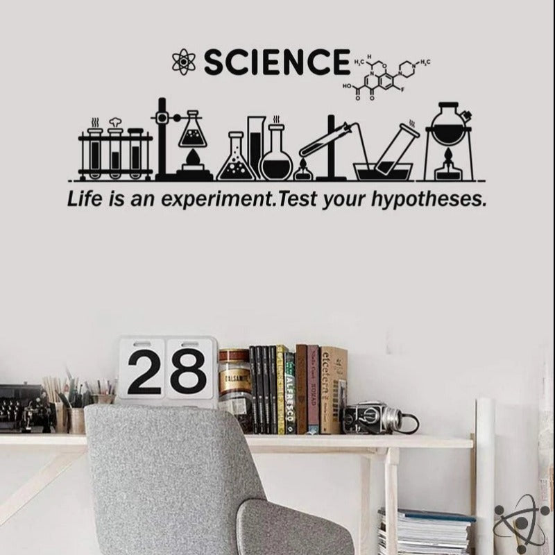Wissenschaft Chemie Labor Wandaufkleber