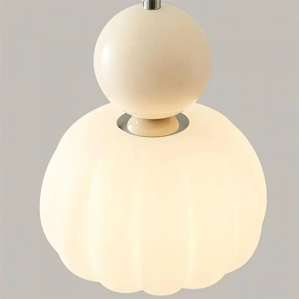 Frendorf | LumiDeco Creme Art Deco Pendelleuchte | Elegantes Design | Hochwertige Beleuchtung | Stilvolle Innenräume